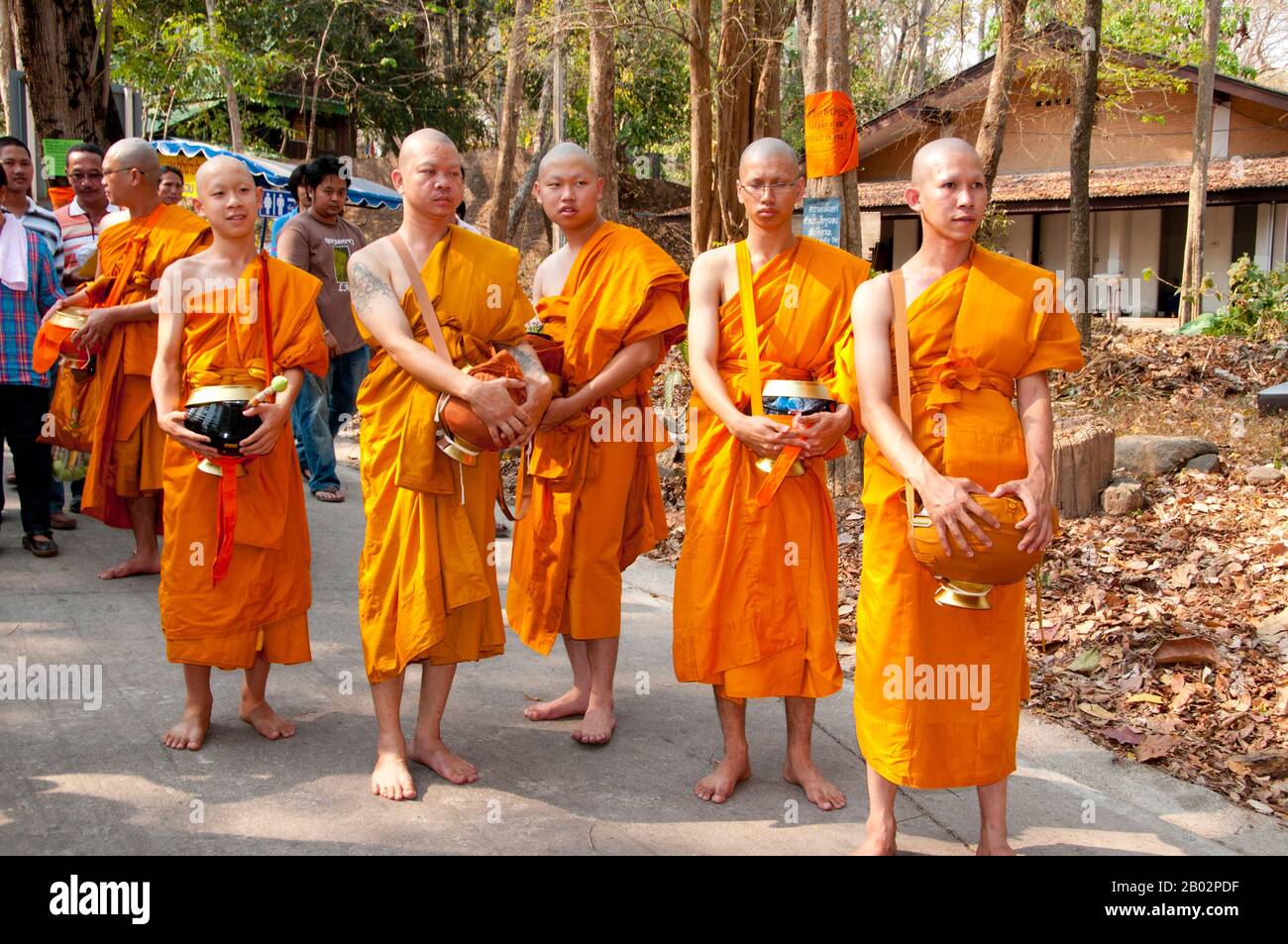 In Thai Theravada Buddhism young men are usually expected to ordain into  the monkhood at some point in their life. Ordination into the Buddhist  monkhood has never implied a lifetime commitment and