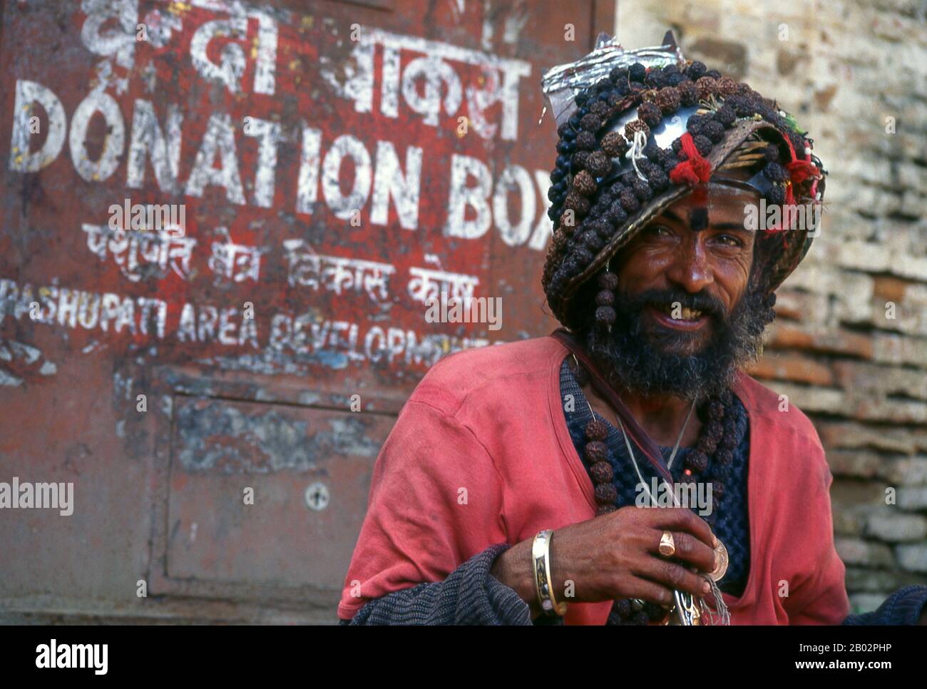 They are known, variously, as sadhus (saints, or 'good ones'), yogis (ascetic practitioners), fakirs (ascetic seeker after the Truth) and sannyasins (wandering mendicants and ascetics). They are the ascetic – and often eccentric – practitioners of an austere form of Hinduism. Sworn to cast off earthly desires, some choose to live as anchorites in the wilderness. Others are of a less retiring disposition, especially in the towns and temples of Nepal's Kathmandu Valley.  If the Vale of Kathmandu seems to boast more than its share of sadhus and yogis, this is because of the number and importance Stock Photo