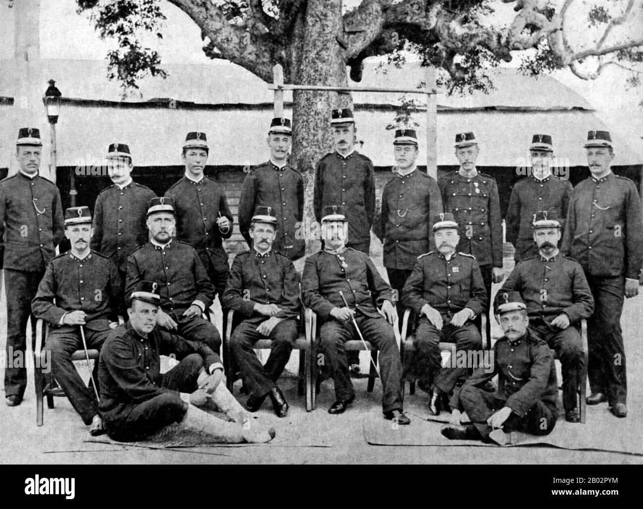 The Aceh War, also known as the Dutch War or the Infidel War (1873–1914), was an armed military conflict between the Sultanate of Aceh and the Netherlands which was triggered by discussions between representatives of Aceh and the United Kingdom in Singapore during early 1873.  The war was part of a series of conflicts in the late 19th century that consolidated Dutch rule over modern-day Indonesia. Stock Photo