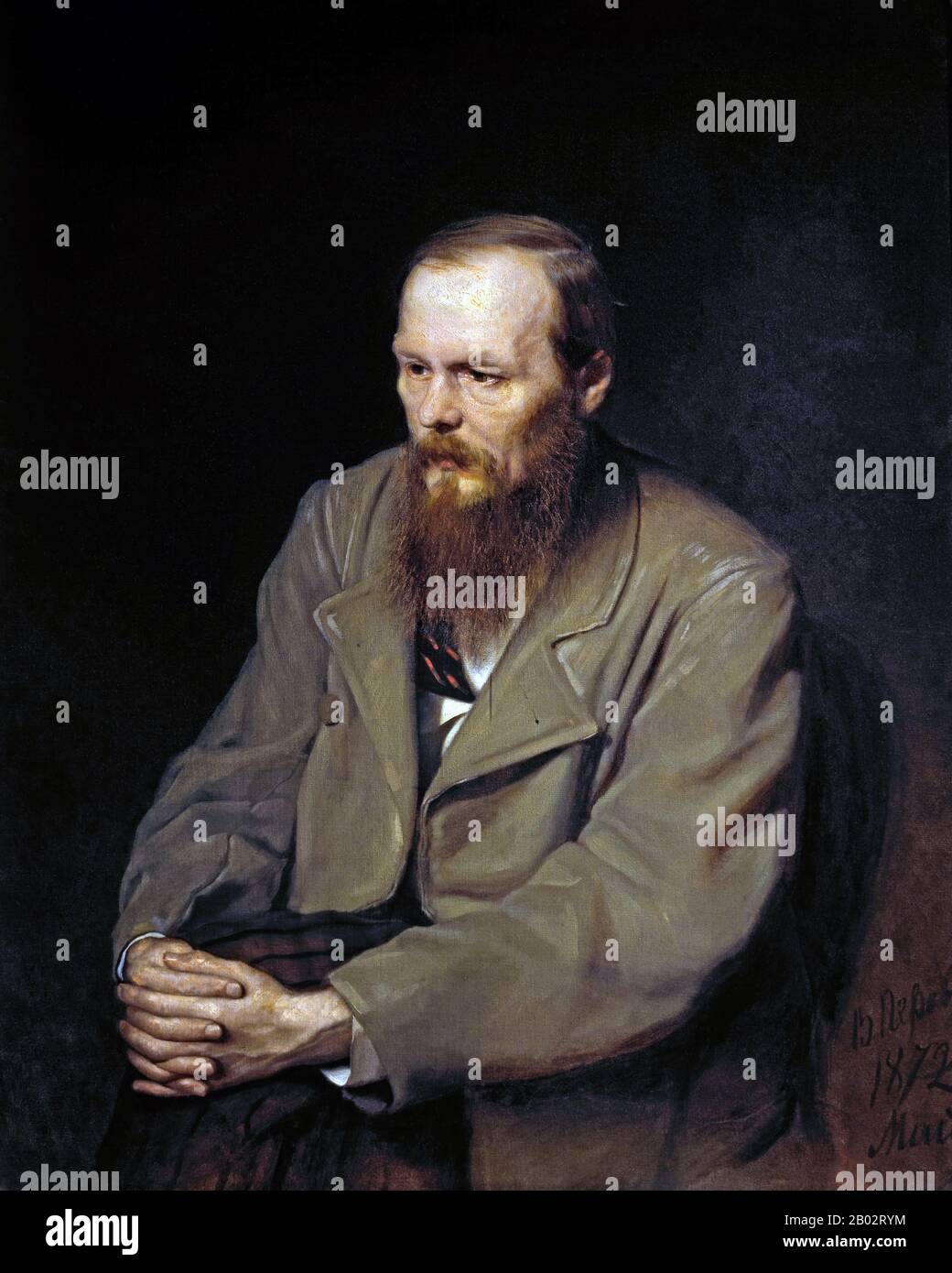 Dostoevsky was a Russian novelist, short story writer, essayist, journalist and philosopher. Dostoyevsky's literary works explore human psychology in the troubled political, social, and spiritual atmosphere of 19th-century Russia. Many of his works contain a strong emphasis on Christianity, and its message of absolute love, forgiveness and charity, explored within the realm of the individual, confronted with all of life's hardships and beauty.  He began writing in his 20s, and his first novel, Poor Folk, was published in 1846 when he was 25. His major works include Crime and Punishment (1866), Stock Photo