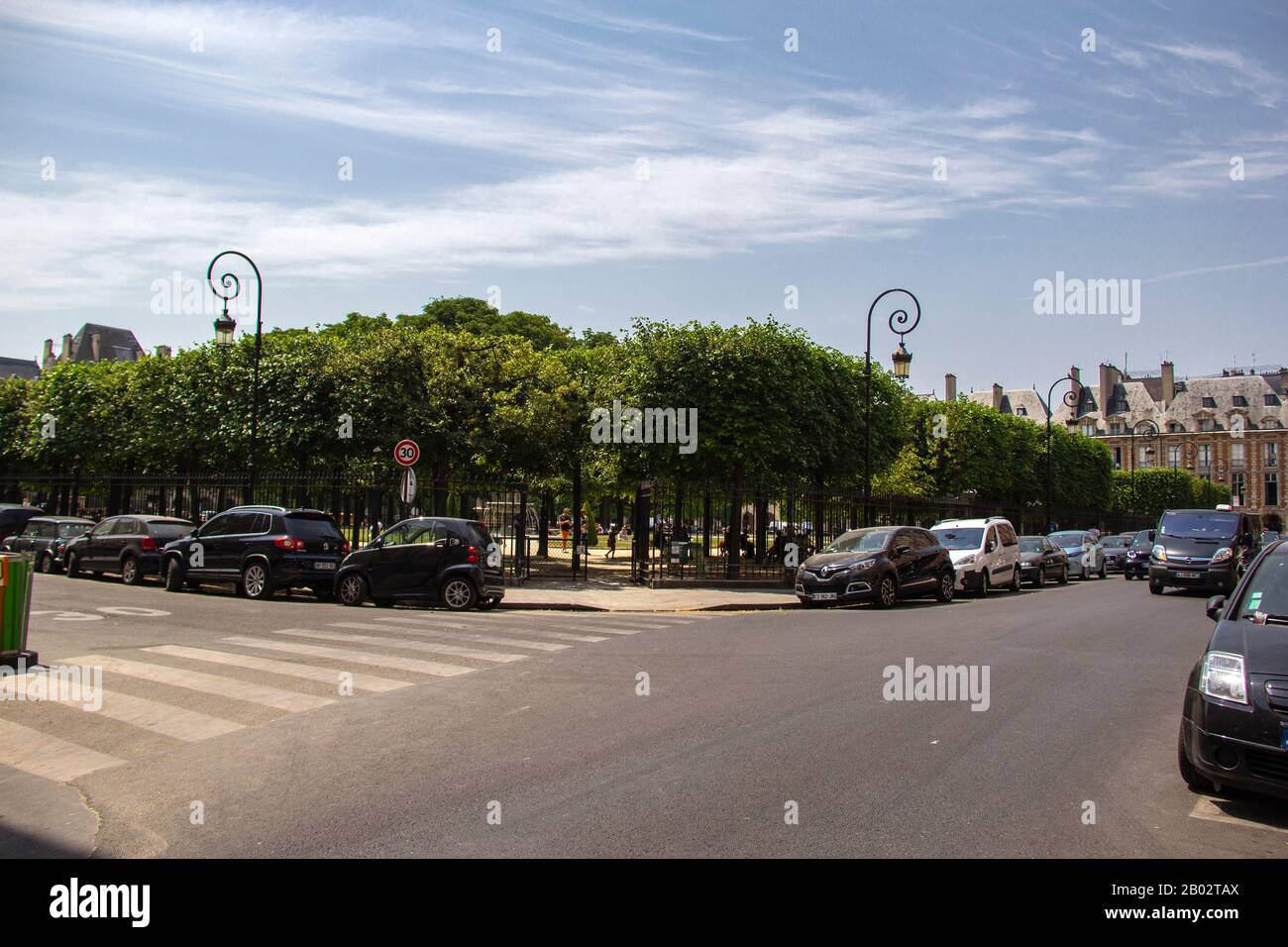 Place des Vosges, Paris Stock Photo
