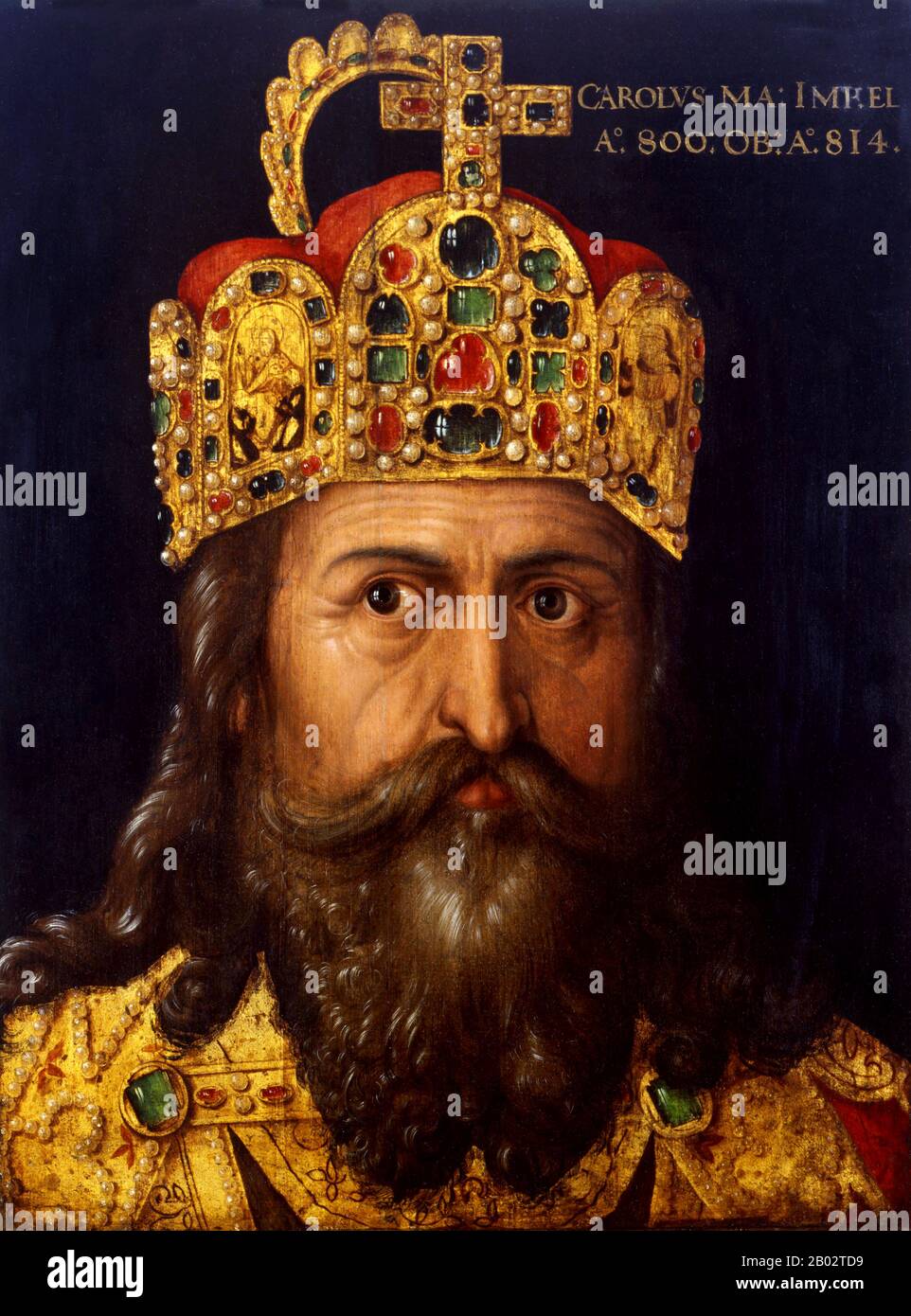 Charlemagne (2 April 742 – 28 January 814 CE), also known as Charles the  Great (Latin: Carolus or Karolus Magnus, French: Charles Le Grand or  Charlemagne, German: Karl der Grosse, Italian: Carlo