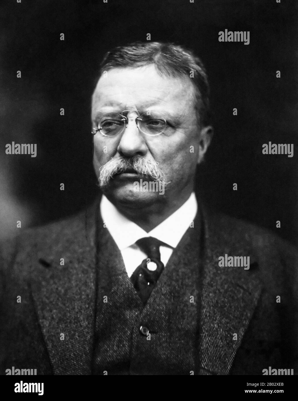 Theodore Roosevelt (October 27, 1858 – January 6, 1919), often referred to  by his initials TR, was an American statesman, author, explorer, soldier,  naturalist, and reformer who served as the 26th President, image size:1034x1390
