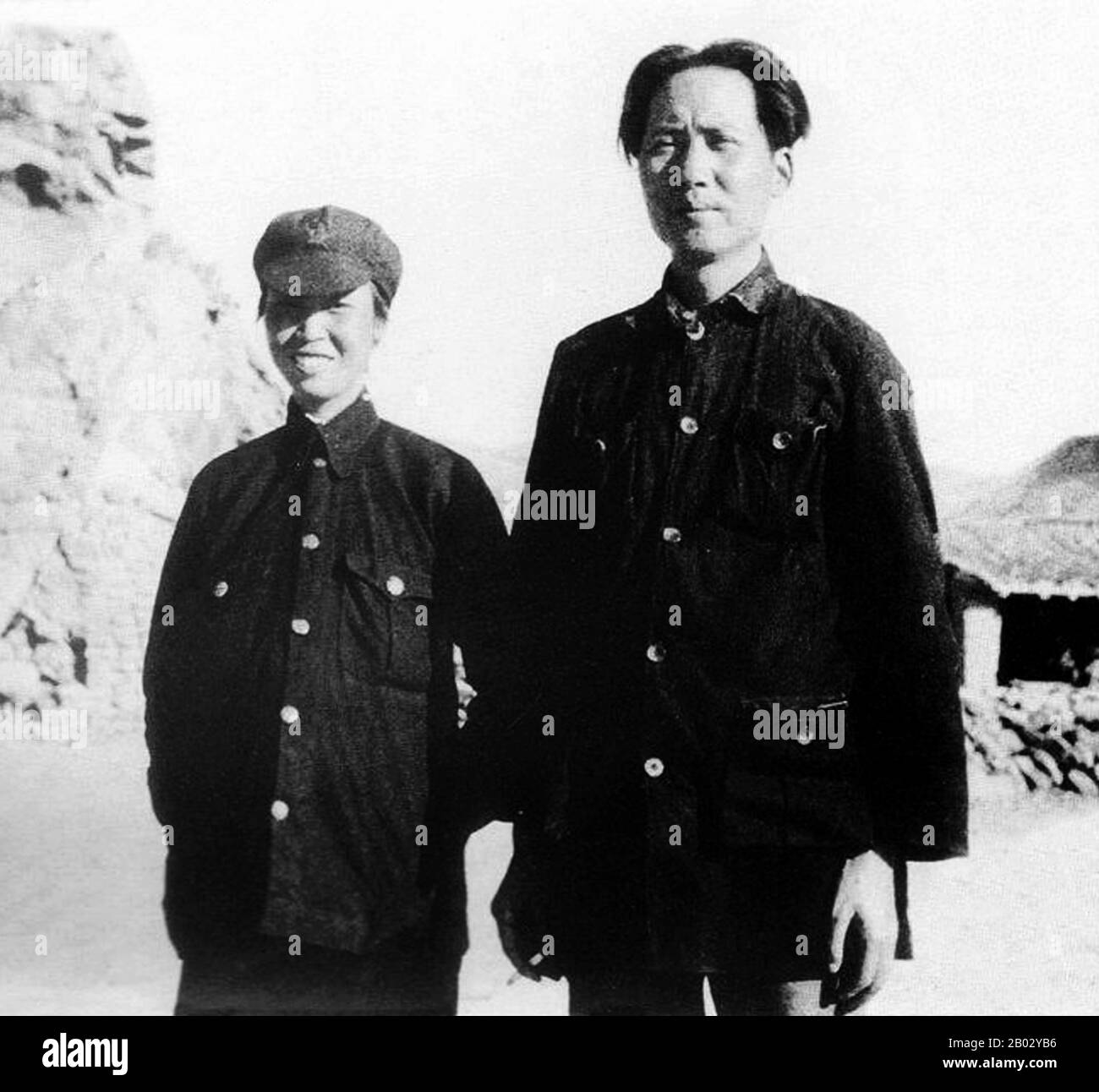 He Zizhen or Ho Tzu-chen (September 1909 – April 19, 1984) was married to Mao from May 1928 to 1939. She was the mother of Mao Anhong, Li Min, and four other children.  The Jinggang Mountains are known as the birthplace of the Chinese Red Army, predecessor of the People's Liberation Army and the 'cradle of the Chinese revolution'. After the Kuomintang (KMT) turned against the Communist Party during the April 12 Incident, the Communists either went underground or fled to the countryside. Following the unsuccessful Autumn Harvest Uprising in Changsha, Mao Zedong led his 1,000 remaining men here, Stock Photo