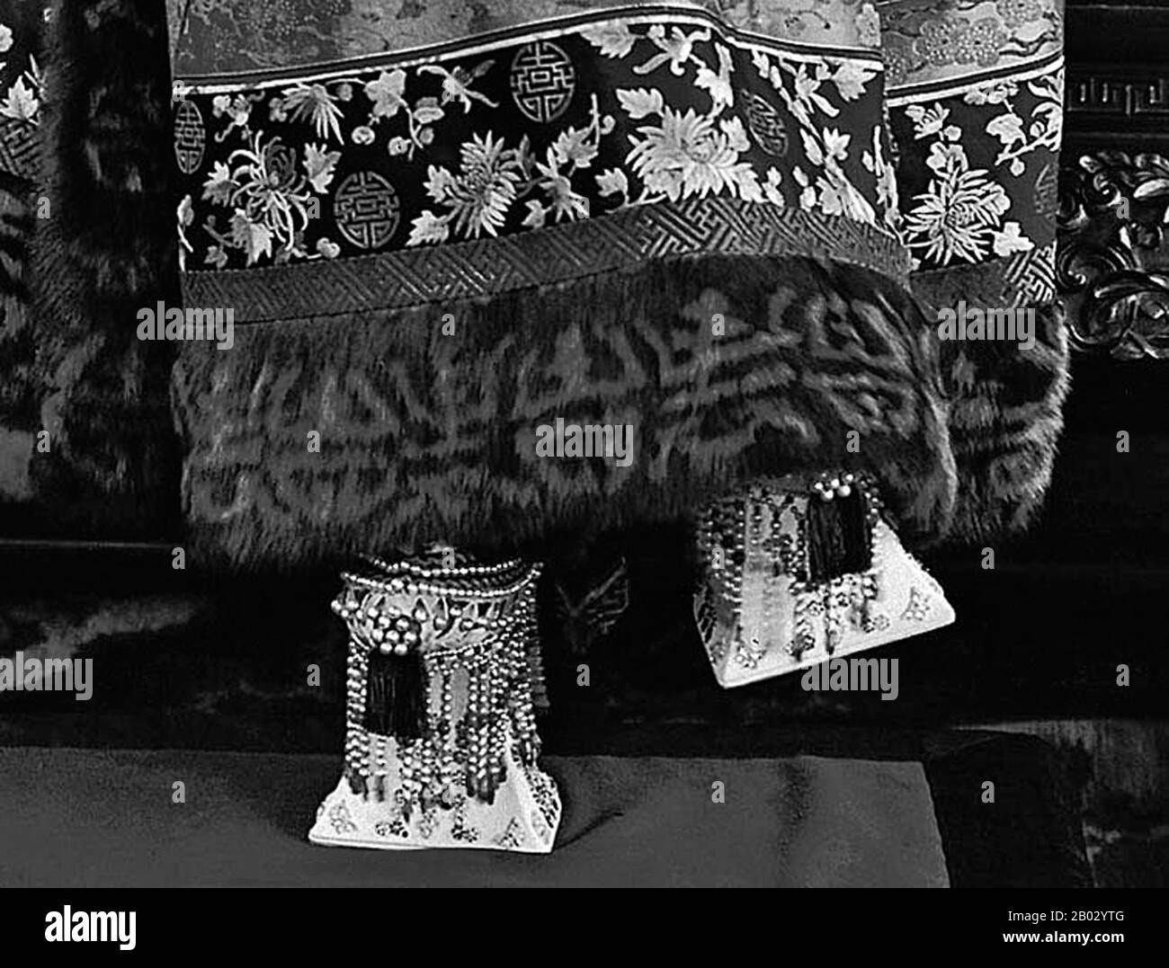 Foot binding (pinyin chanzu, literally 'bound feet') was a custom