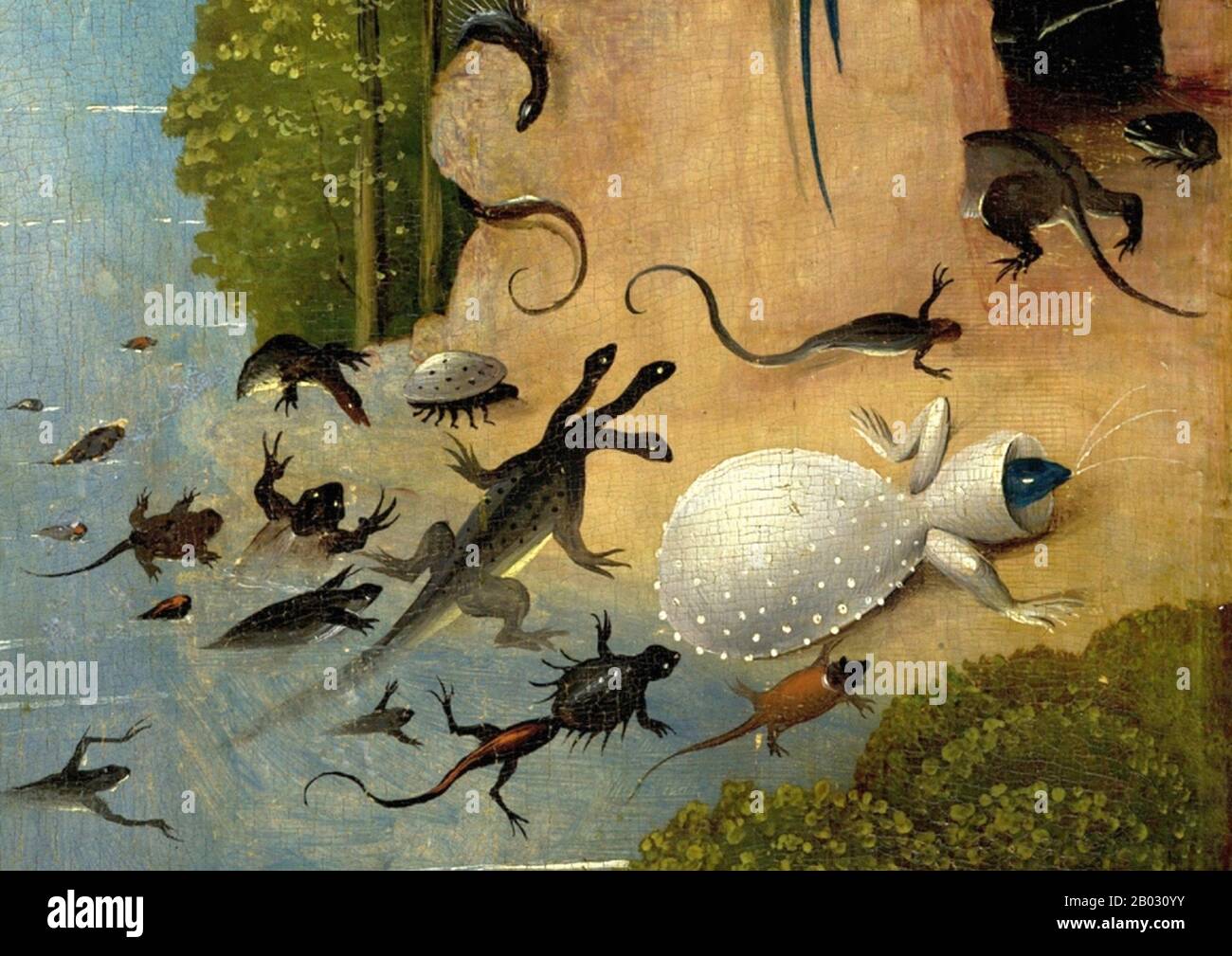 Creatures from the world of Hieronymus Bosch Stock Photo - Alamy