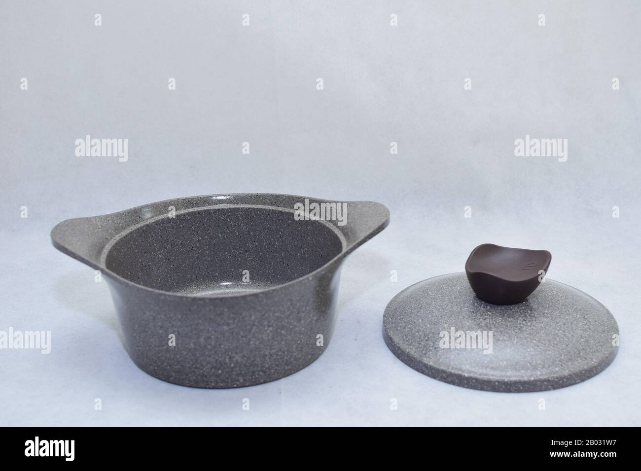 Mock up / design set of elegant and traditional cooking pots and goblet ...