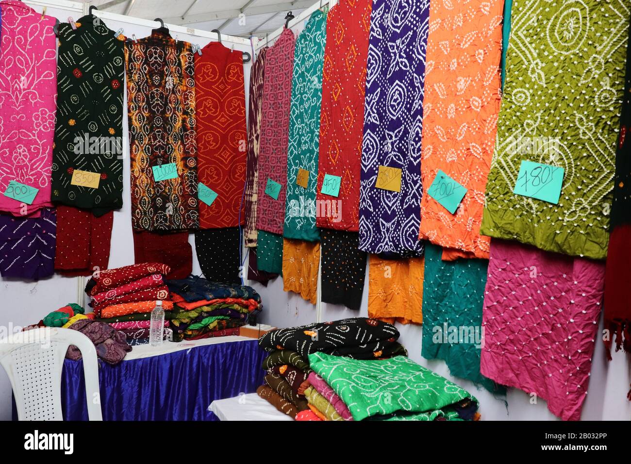 Colourful Bandhani dress materials for ...
