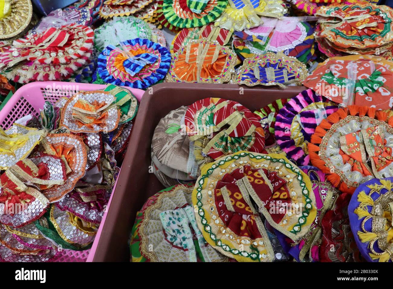Handmade Dress of Lord Krishna/Bal Gopal/Laddu Gopal-India Stock Photo