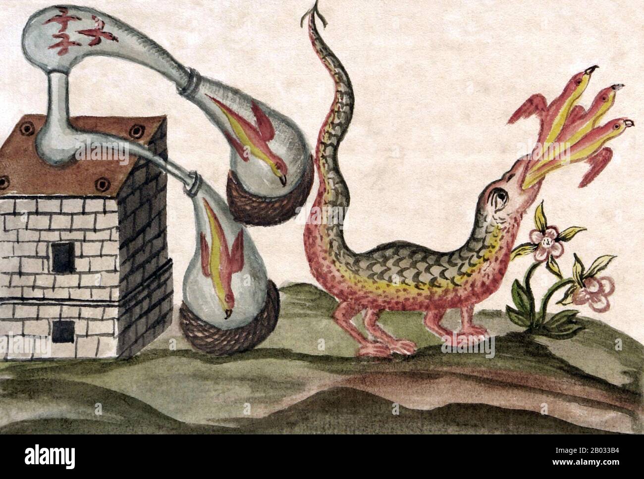 Alchemy manuscript hi-res stock photography and images - Alamy