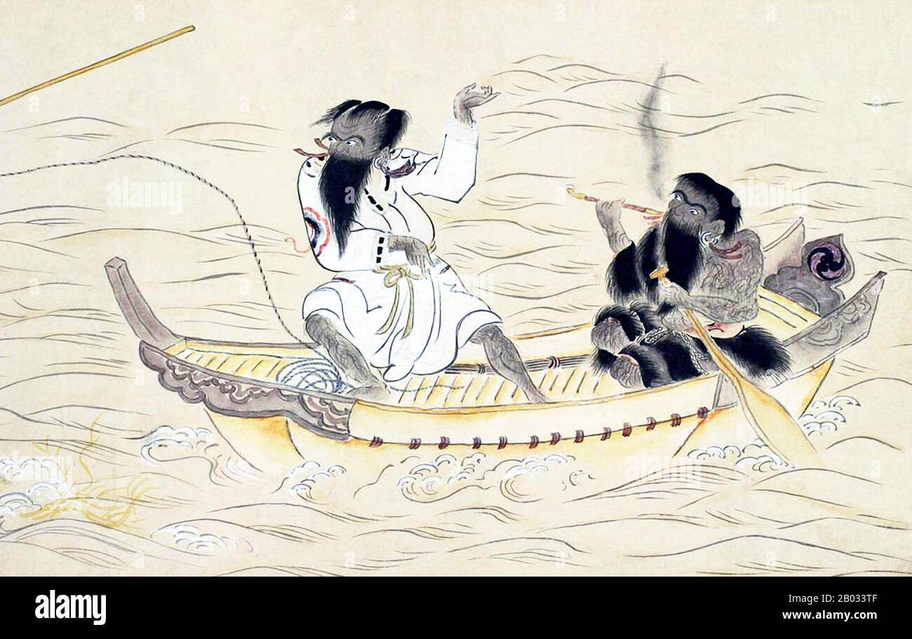 This picture scroll is a copy of selected sections of the
