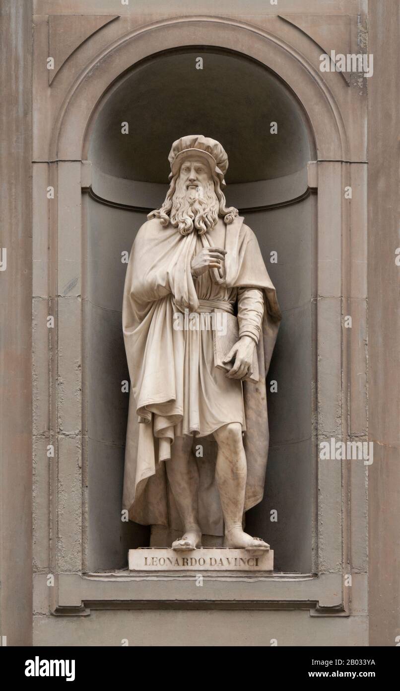 Leonardo di ser Piero da Vinci (15 April 1452 – 2 May 1519) was an ...