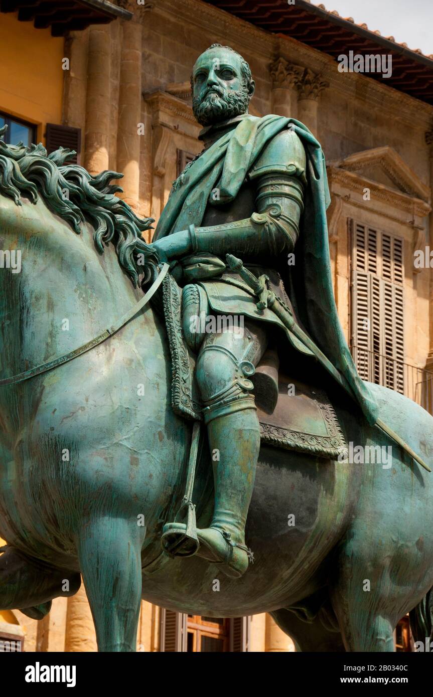 Rulers of florence during most of the italian renaissance hires stock