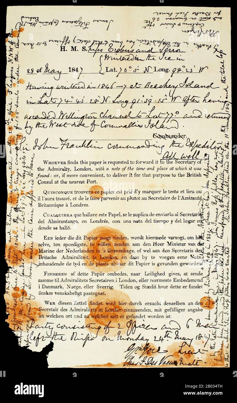 Hms erebus 1846 hires stock photography and images Alamy