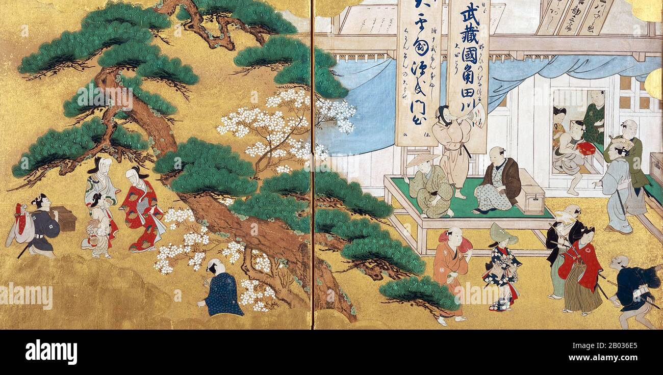 Hishikawa Moronobu (1618 – 25 July 1694) was a Japanese