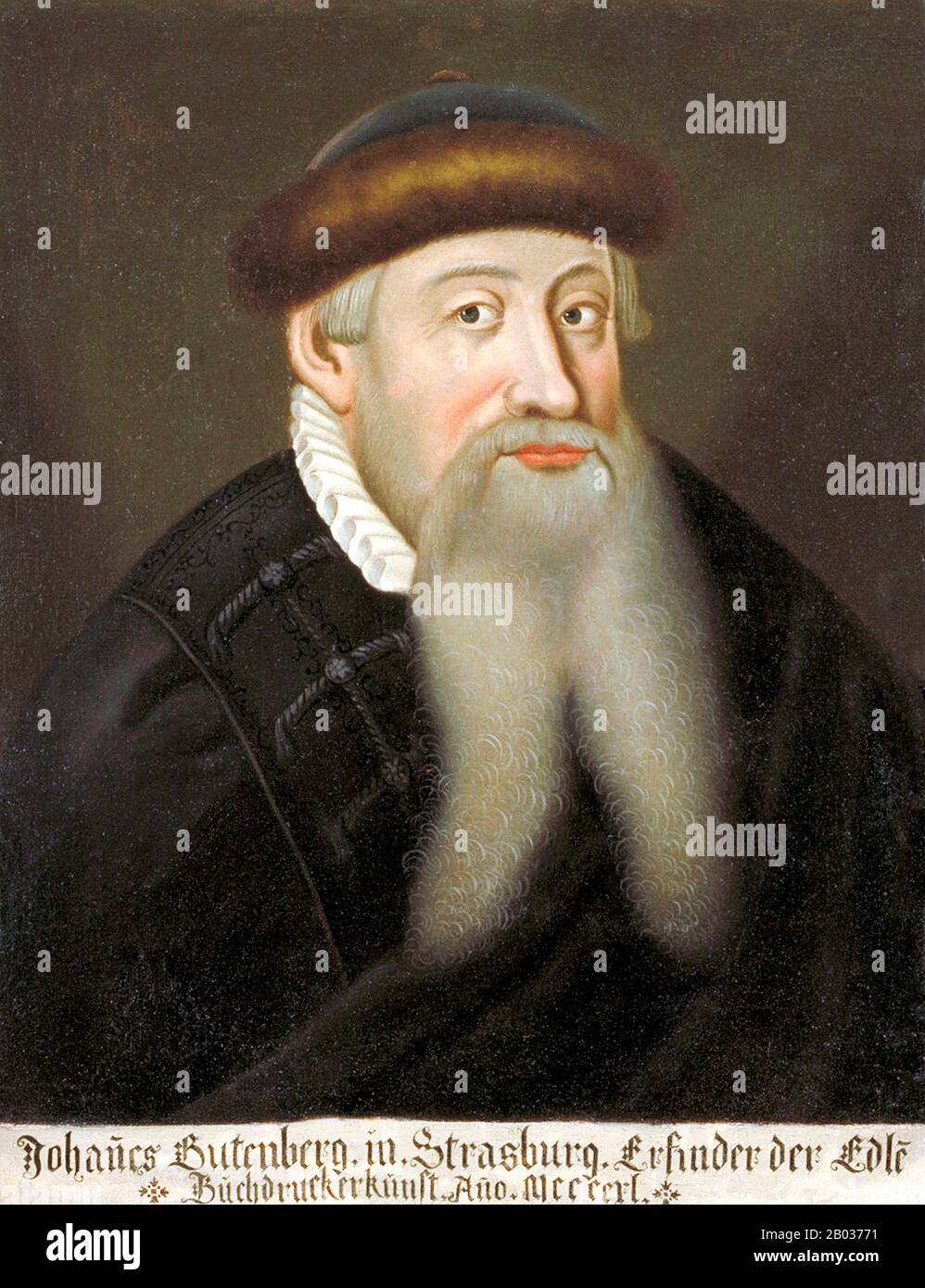 Guyenberg Renaissance Johannes Gensfleisch zur Laden zum Gutenberg was a blacksmith ...