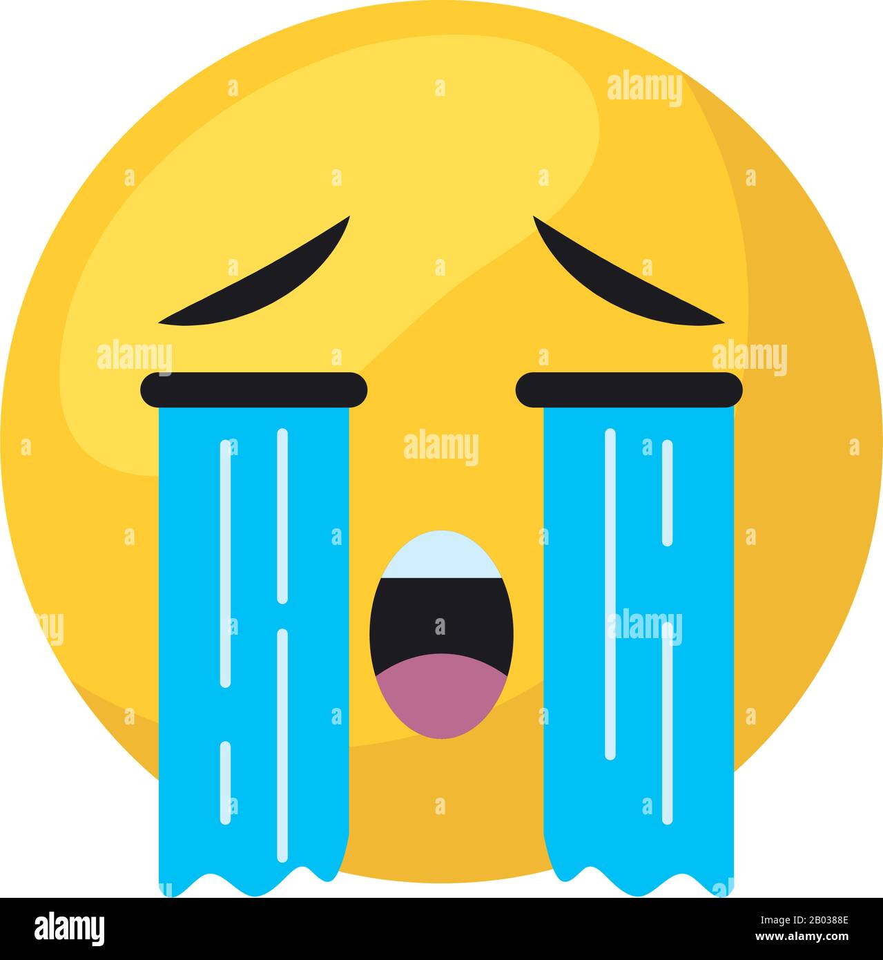 Crying emoji hi-res stock photography and images - Alamy