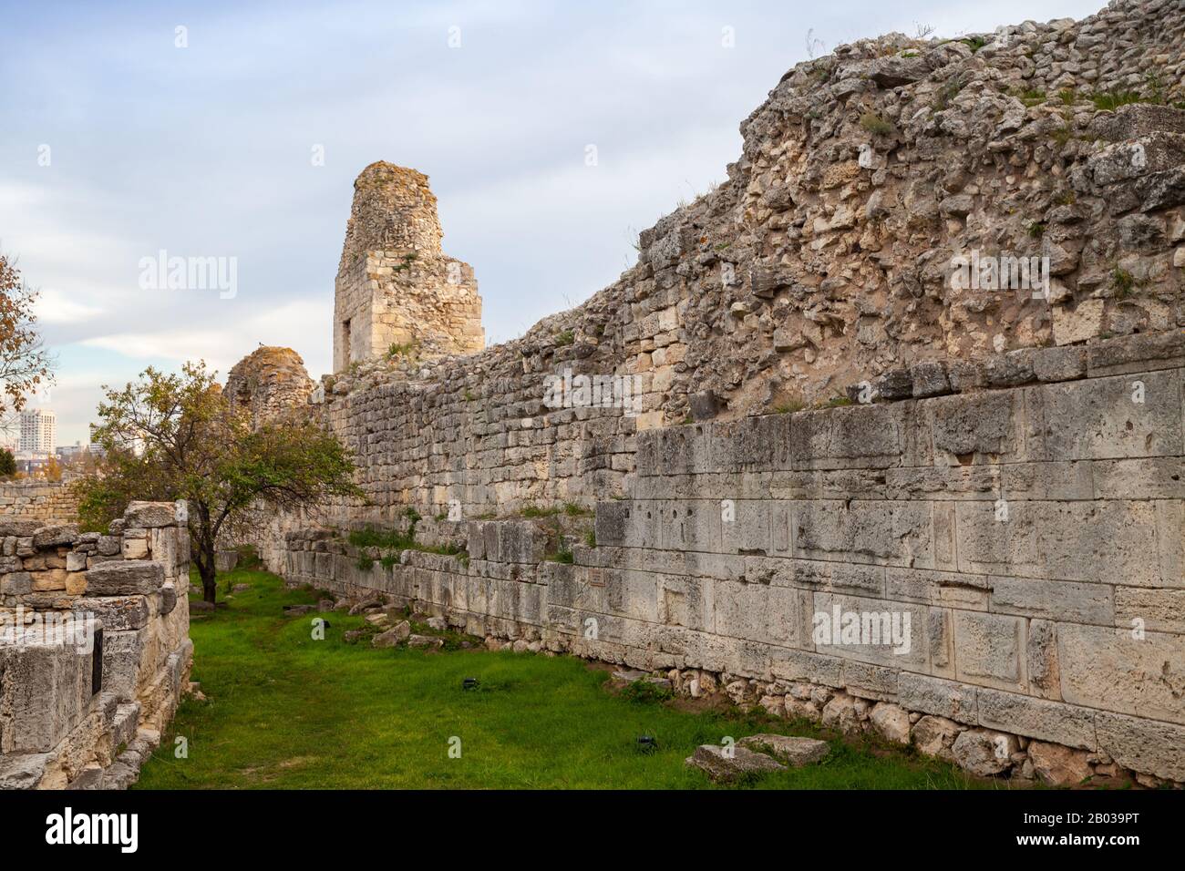 Ancient ruins of Chersonesus Greek colony, Crimea Stock Photo - Alamy