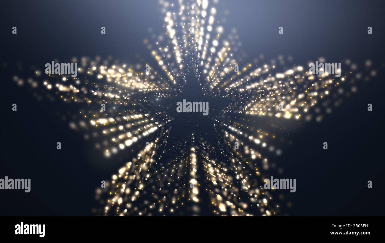 Gold Star Awards Luxury Elegant Abstract Background. Stock Photo
