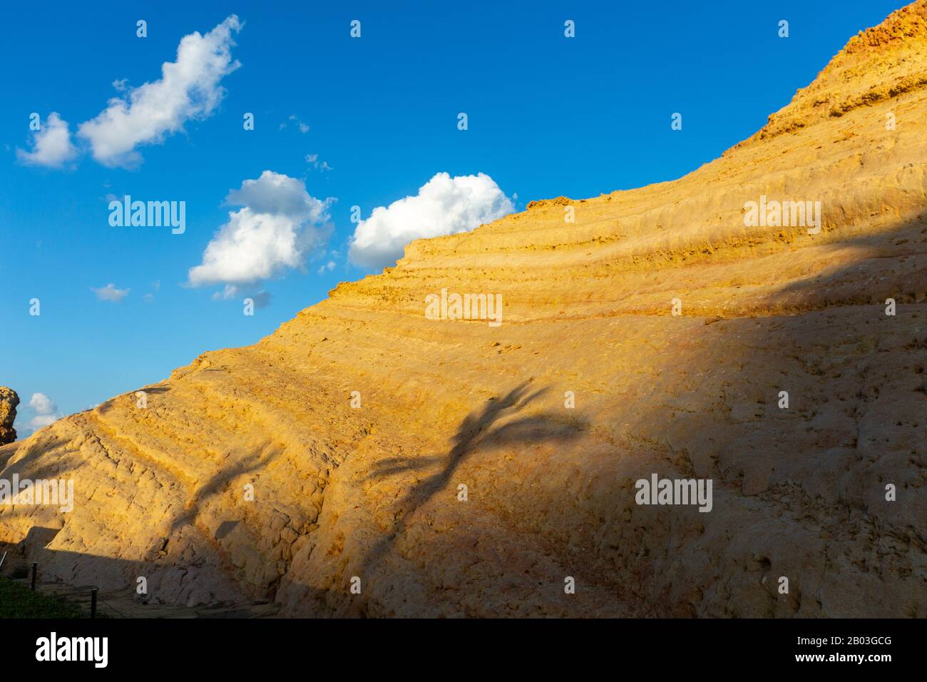 Landscape at The Shangri La resort Oman Stock Photo