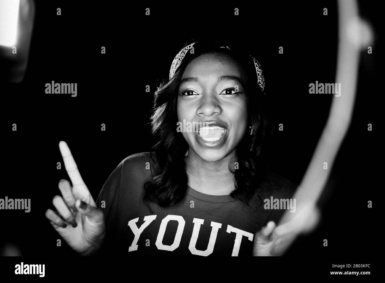 British female rapper Little Simz (real name Simbiatu Abisola Abiola