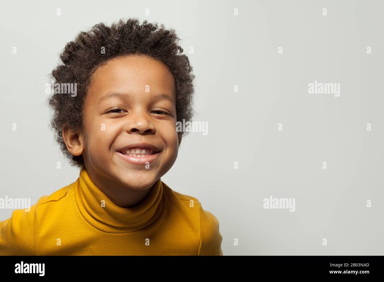 Funny laughing child black and white hires stock photography and