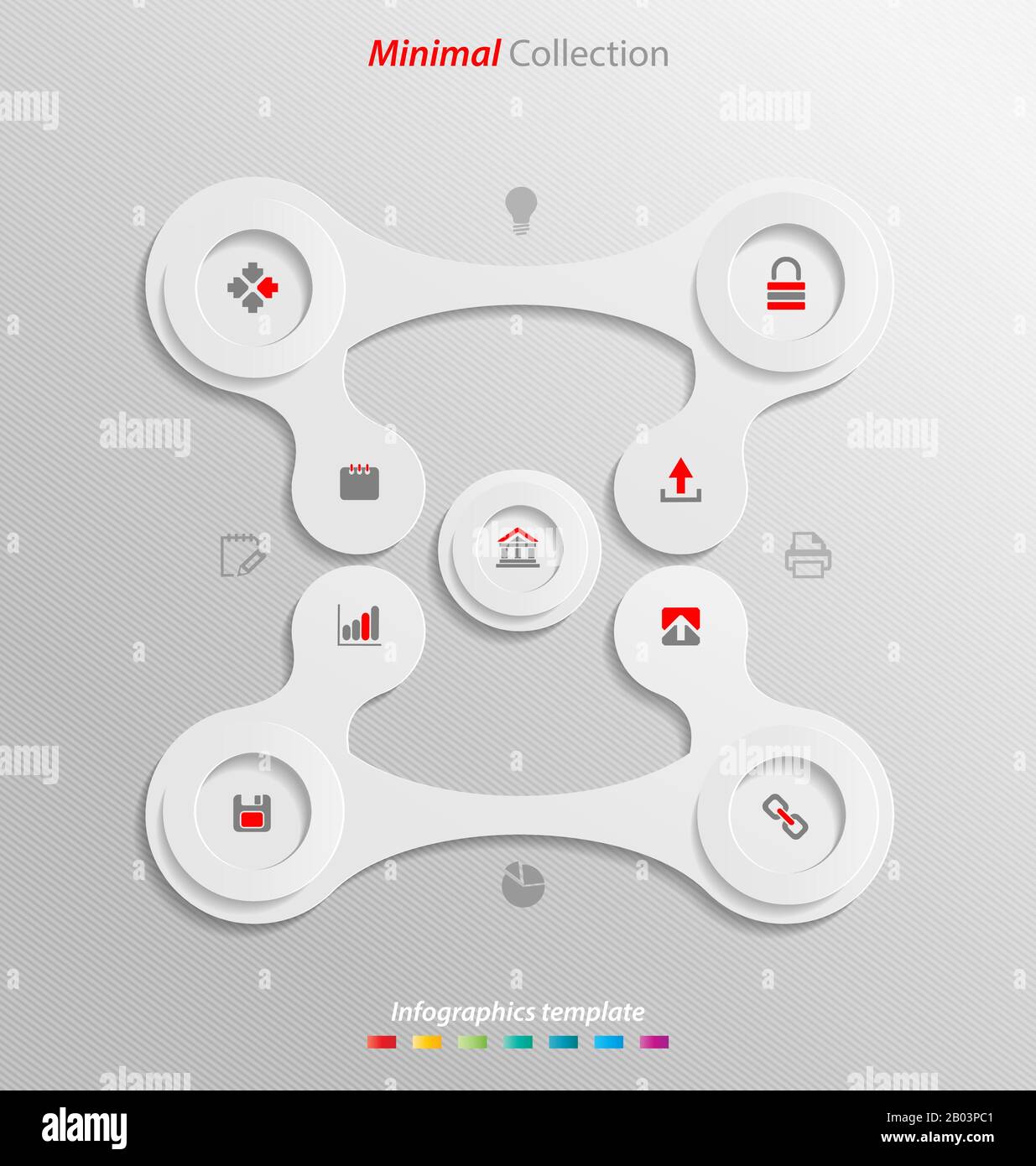 Small Information Minimal infographics template easily to be customized.Designed for ...