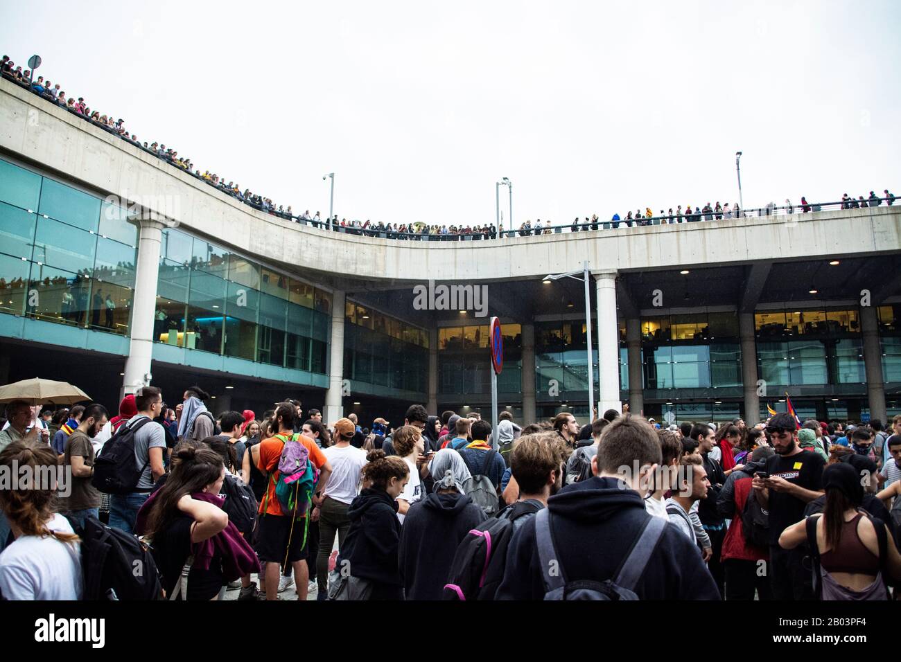 Barcelona Riots 2019 - Airport (Barcelona, El Prat Stock Photo - Alamy