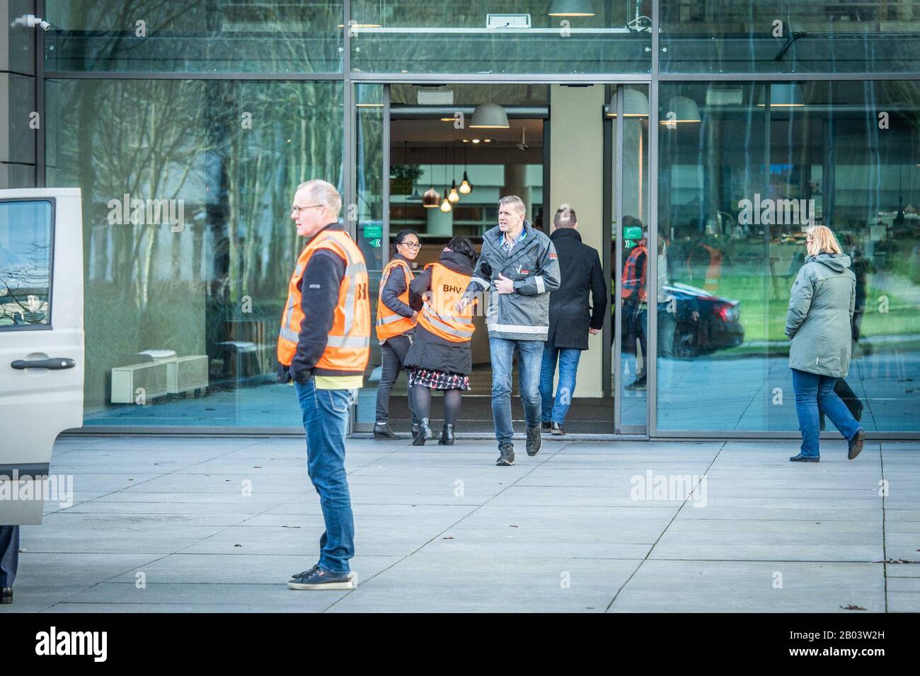 Utrecht, Netherlands. 18th Feb, 2020. DEN HAAG, 18-02-2020, Suspicious package at company in Utrecht. After investigation it turned out to be a false alarm. Credit: Pro Shots/Alamy Live News Stock Photo