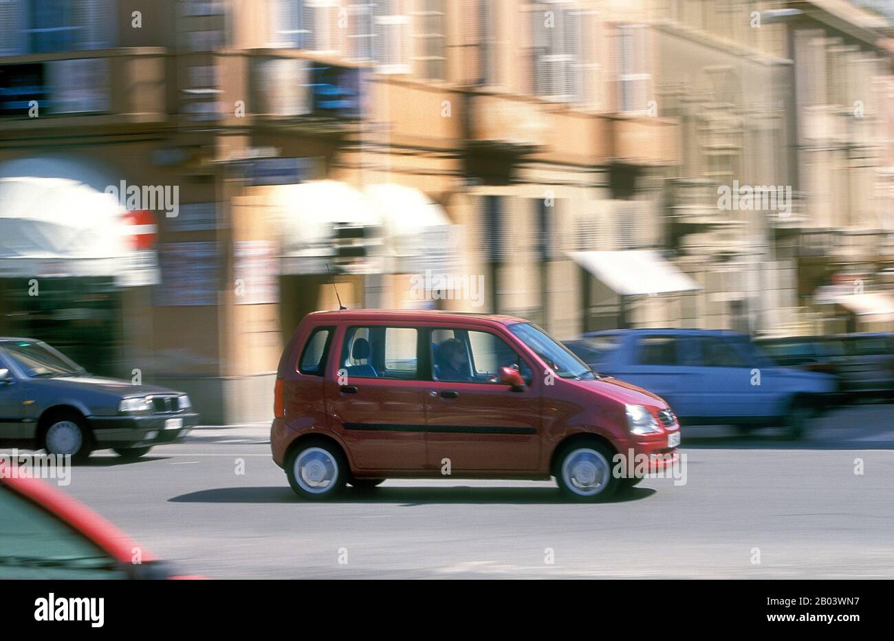 Opel Agila editorial stock image. Image of yellow, transport