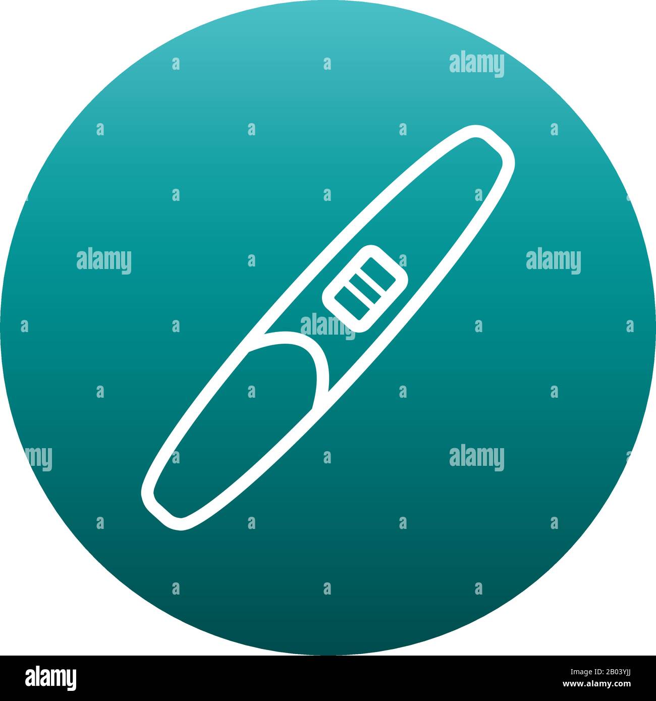Pregnancy test block gradient style icon design of Medical care health ...