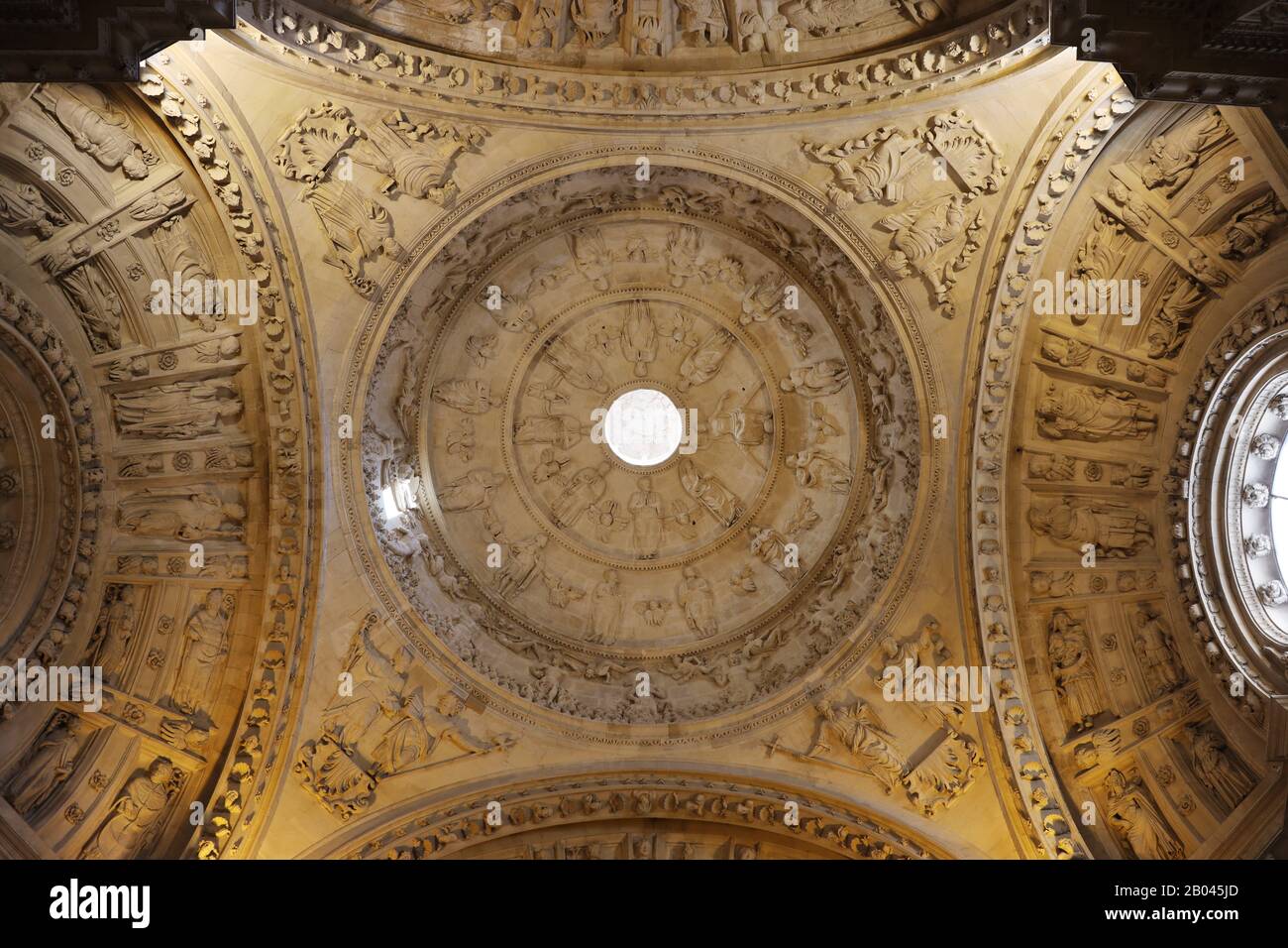 ceiling of the great sacristy in Seville Cathedral Stock Photo