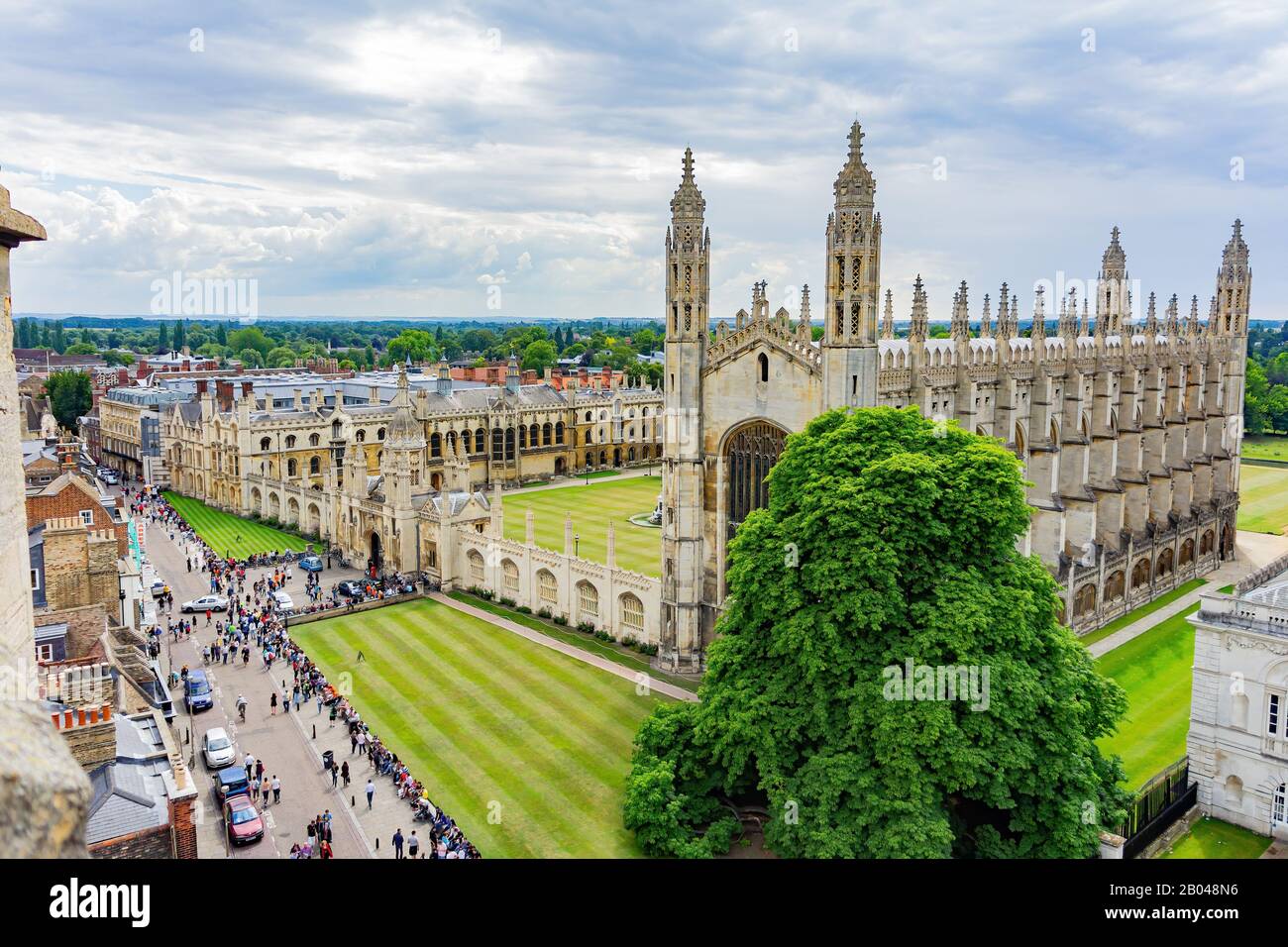 Cambridge college uk aerial hi-res stock photography and images - Alamy