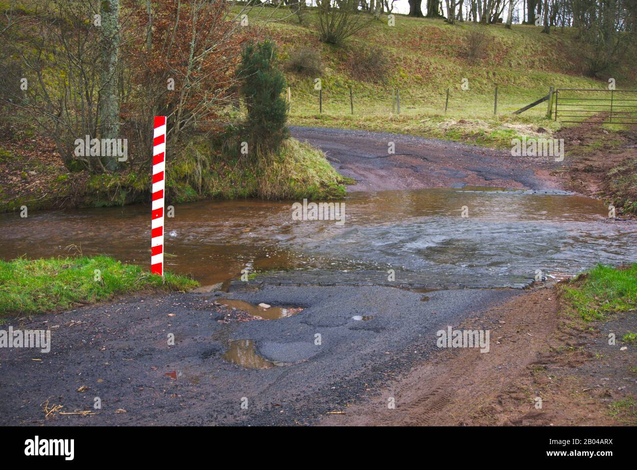 Ford just outside Gavinton near Duns, Berwickshire, Scottish Borders, UK Stock Photo