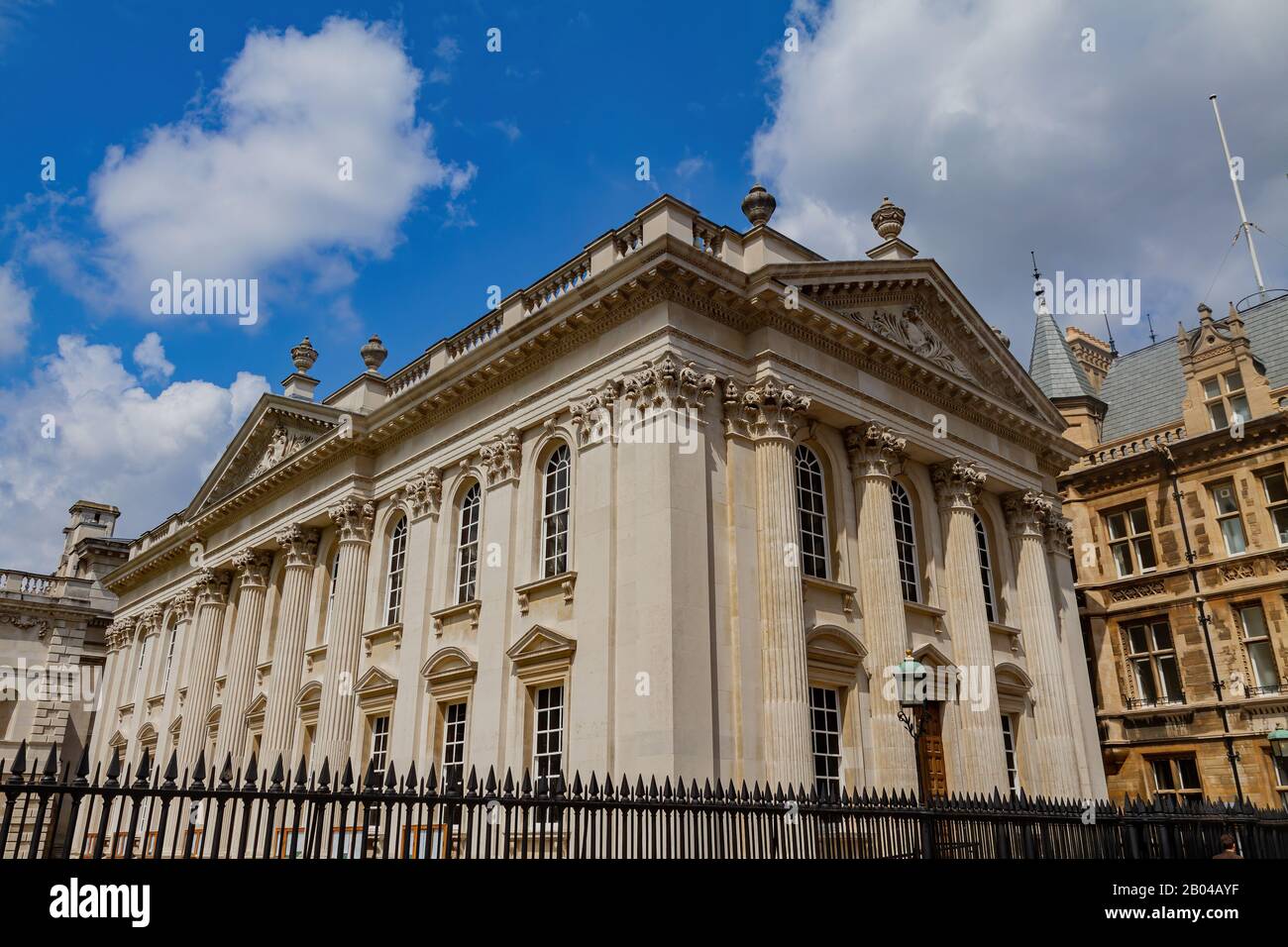 Exterior view of the Senate House at Cambridge, United Kingdom Stock ...