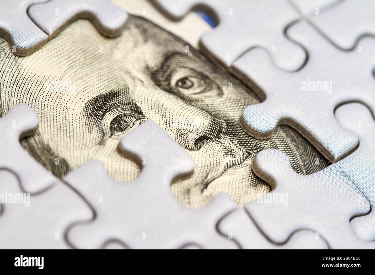 100 dollar bill puzzle hires stock photography and images Alamy