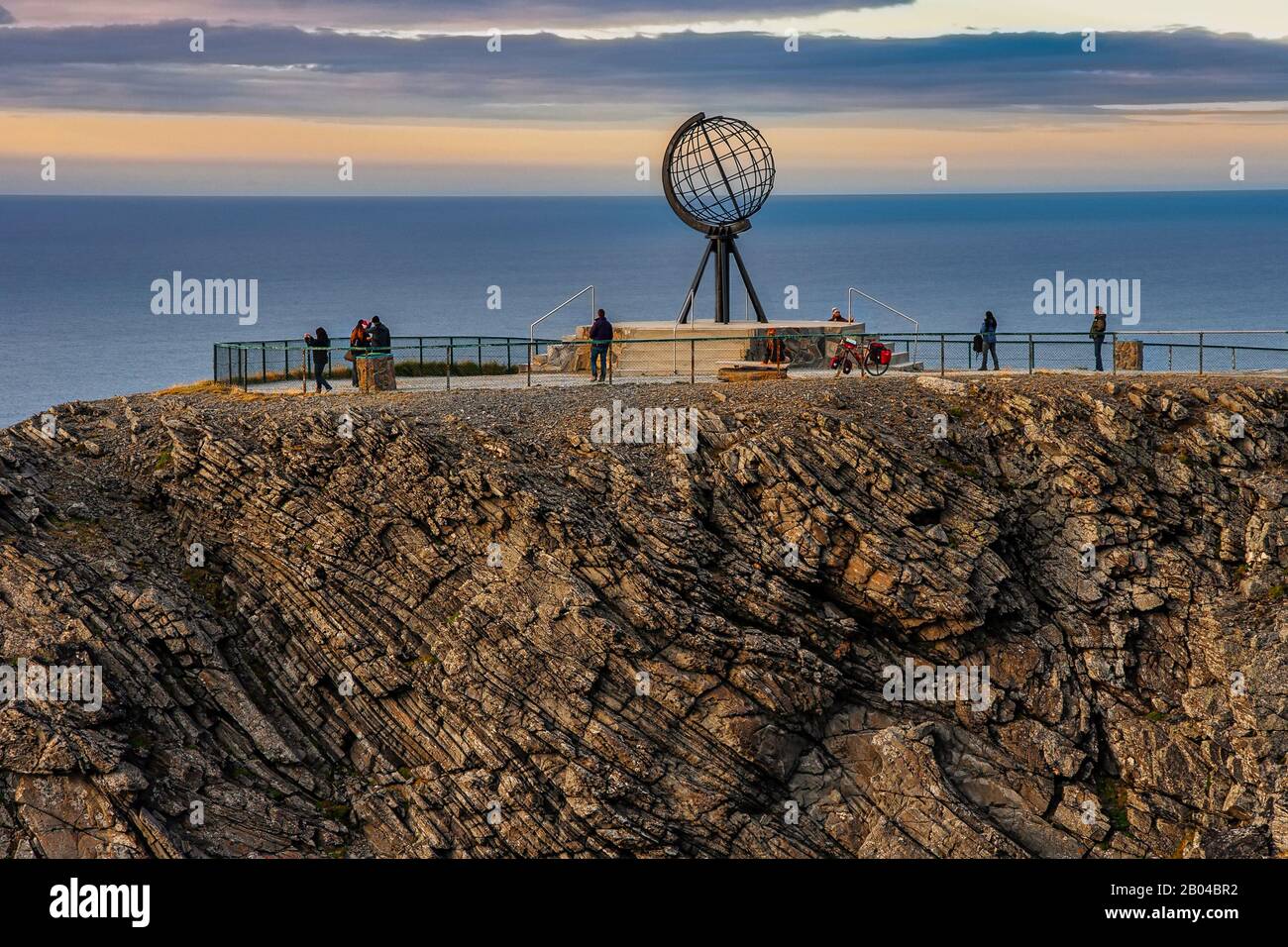 North Cape in Mageroya island, Norway Stock Photo