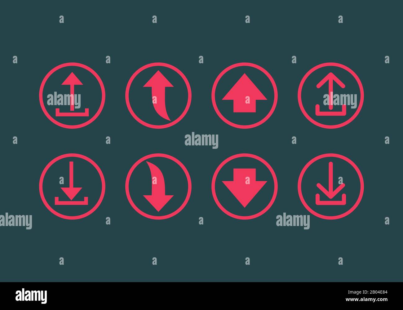 Downloading arrow symbol hi-res stock photography and images - Alamy