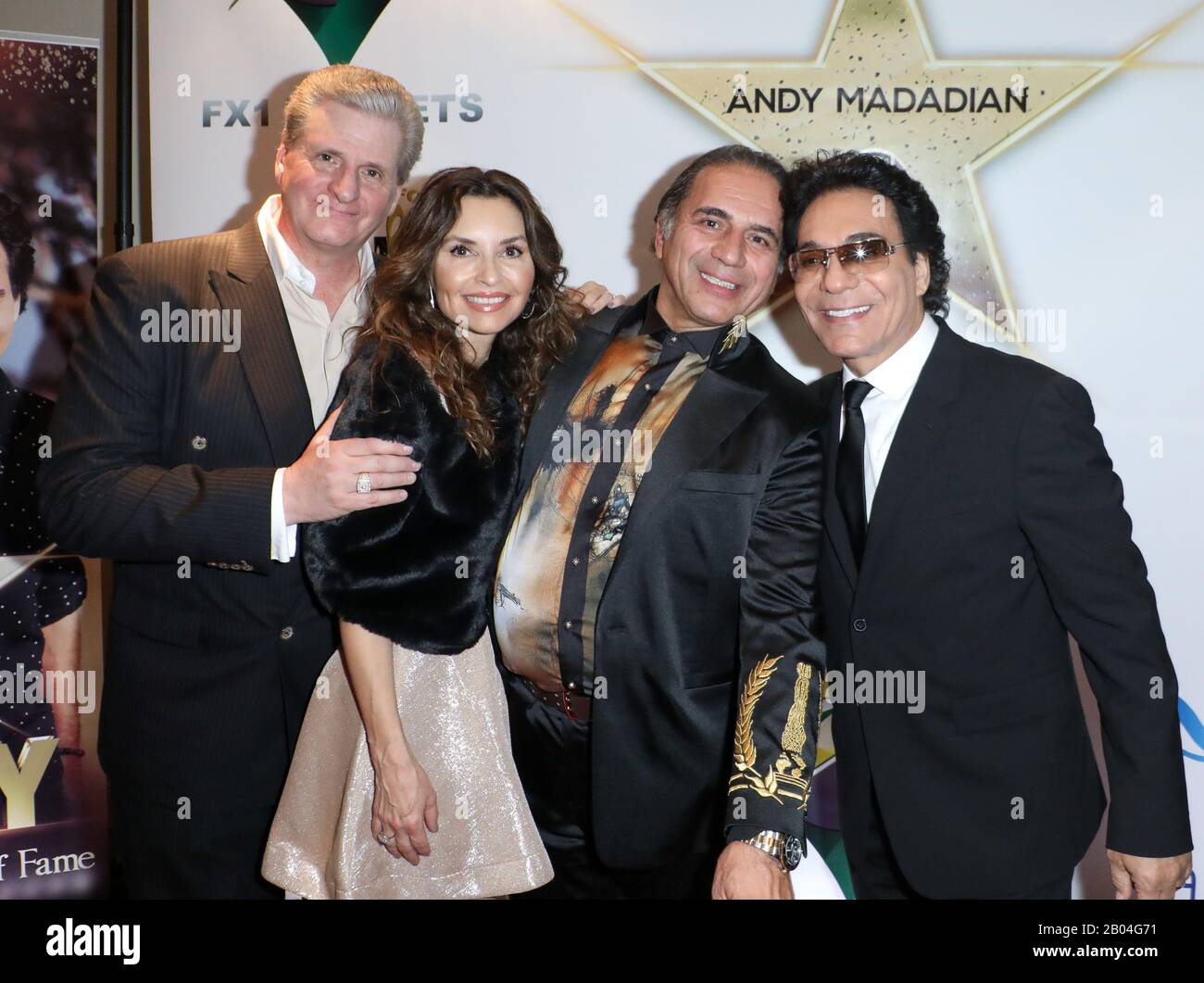 Andy Madadian Walk of Fame Star After Party at the Hollywood Museum in Hollywood, California on January 17, 2020 Featuring: Roger Neal, Shani Rigsbee, Antonio Gellini, Andy Madadian Where: Hollywood, California, United States When: 17 Jan 2020 Credit: Sheri Determan/WENN.com Stock Photo