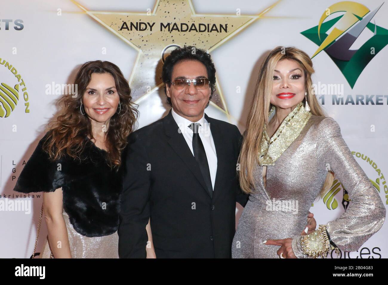 Andy Madadian Walk of Fame Star After Party at the Hollywood Museum in Hollywood, California on January 17, 2020 Featuring: Shani Rigsbee, Andy Madadian, La Toya Jackson Where: Hollywood, California, United States When: 17 Jan 2020 Credit: Sheri Determan/WENN.com Stock Photo