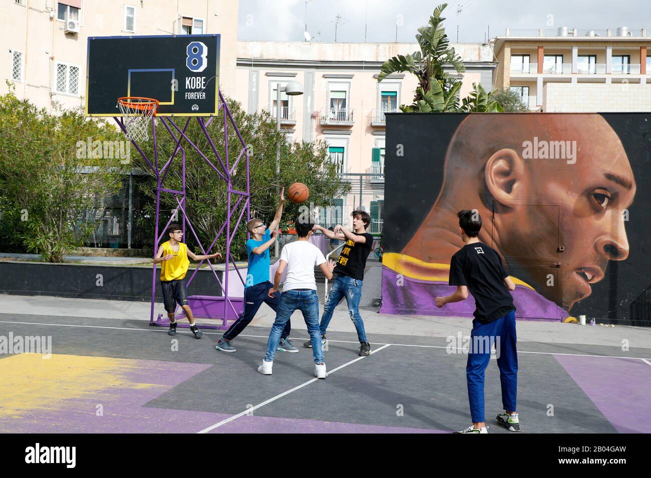 Napoli, CAMPANIA, ITALIA. 18th Feb, 2020. Naples, the players of the