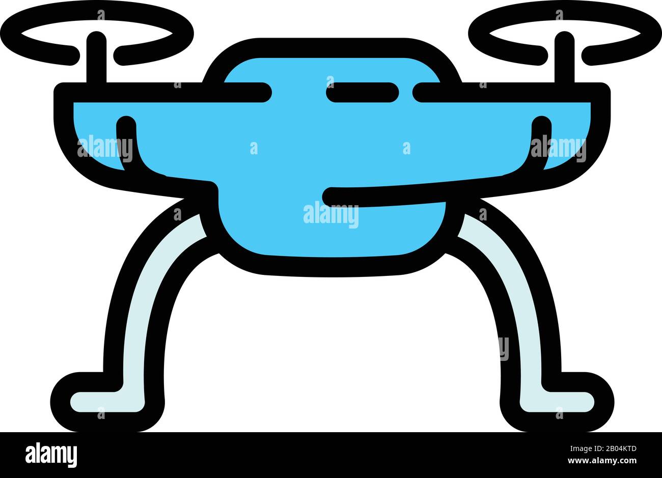 Modern drone icon. Outline modern drone vector icon for web design ...