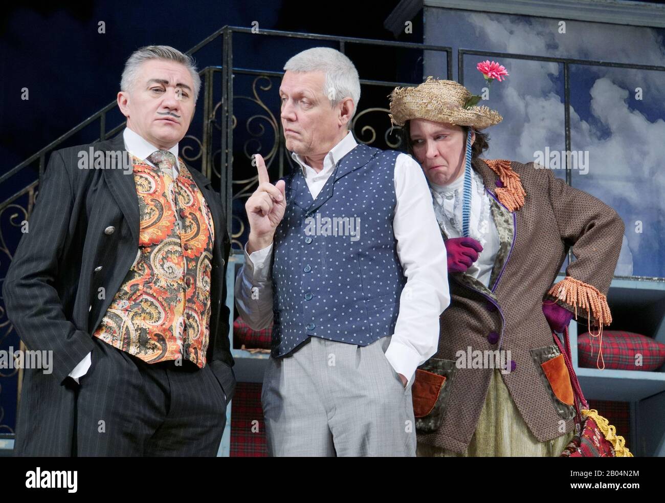 February 6, 2020. - Russia, Moscow. - 'Masquerade' Theatre Company ...