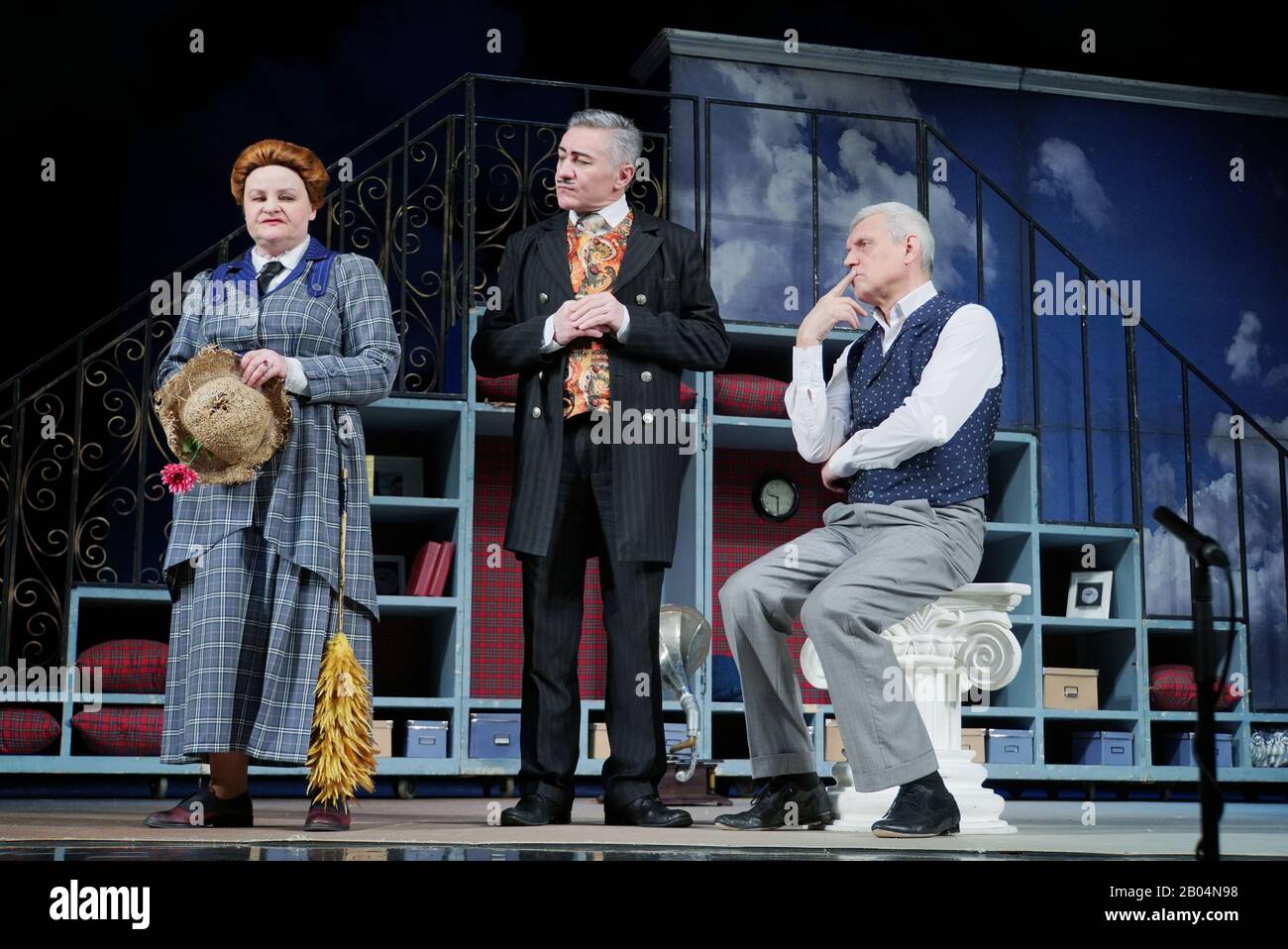 February 6, 2020. - Russia, Moscow. - 'Masquerade' Theatre Company ...