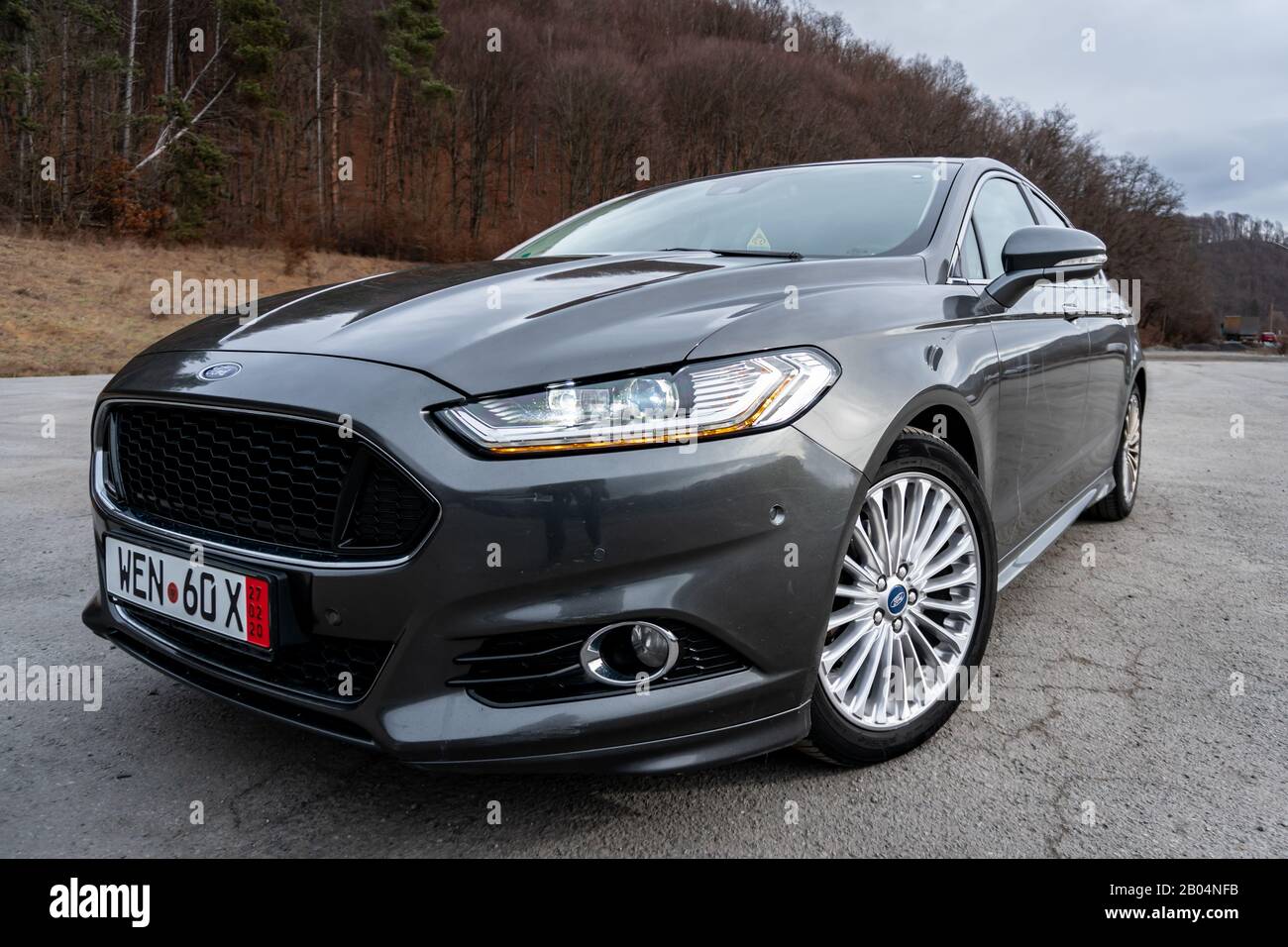 Cluj-Napoca,Cluj/Romania-01.31.2020-Ford Mondeo MK5 Sport edition with  dynamic led headlights, sport front bumper, 18 inch alloy wheels, Aston  Martin Stock Photo - Alamy
