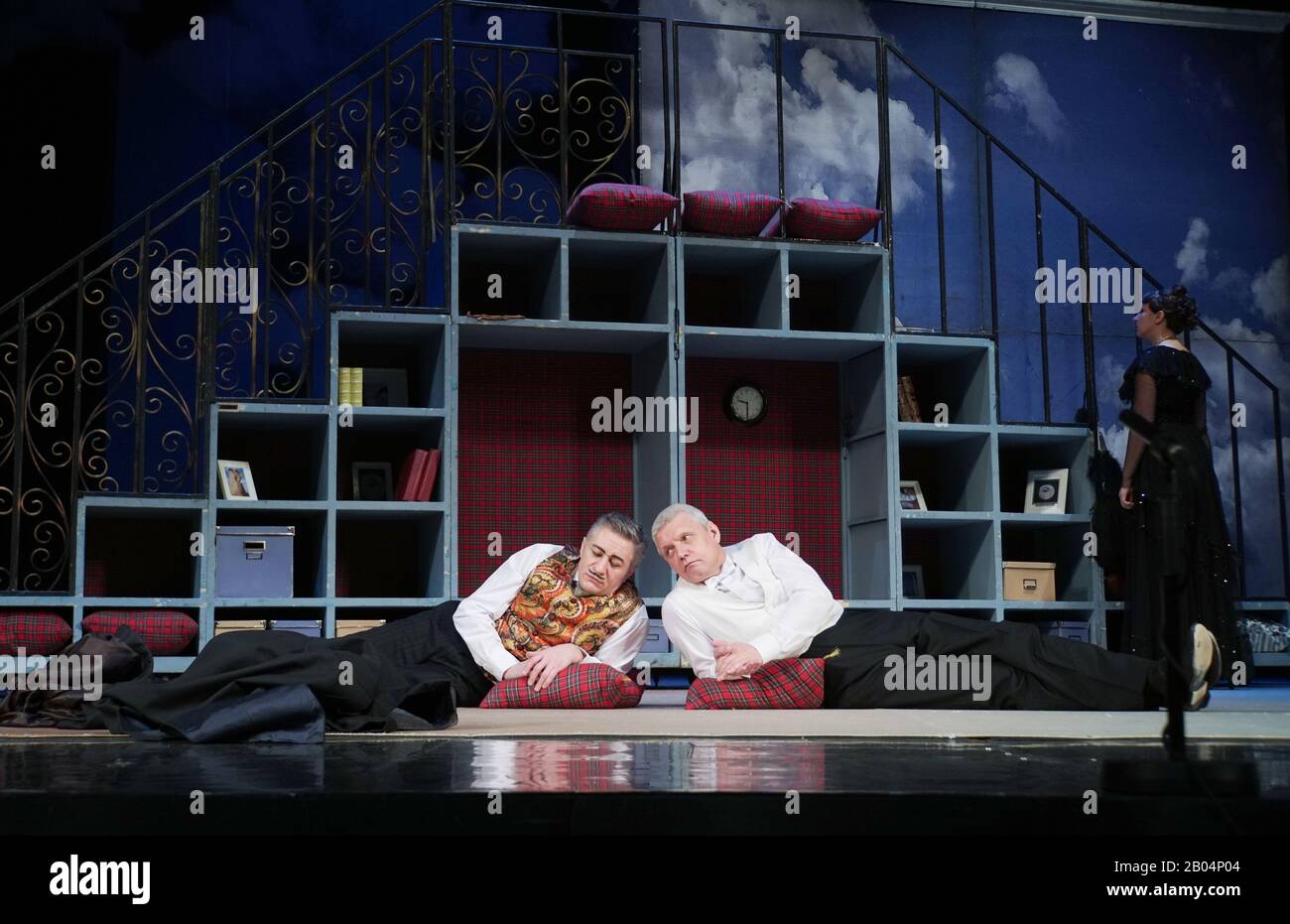 February 6, 2020. - Russia, Moscow. - 'Masquerade' Theatre Company ...