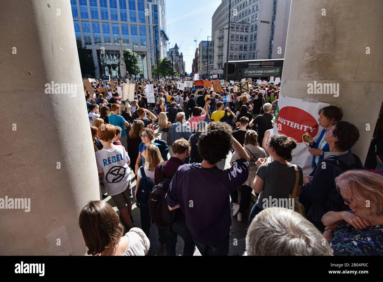 Environment Protest Manchester Young climate rebel hi-res stock photography and images - Alamy