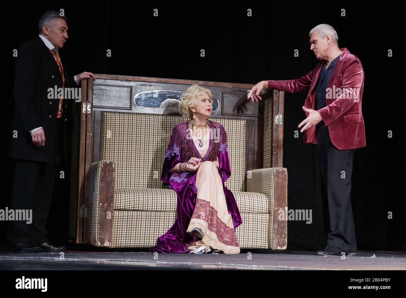 February 6, 2020. - Russia, Moscow. - 'Masquerade' Theatre Company ...