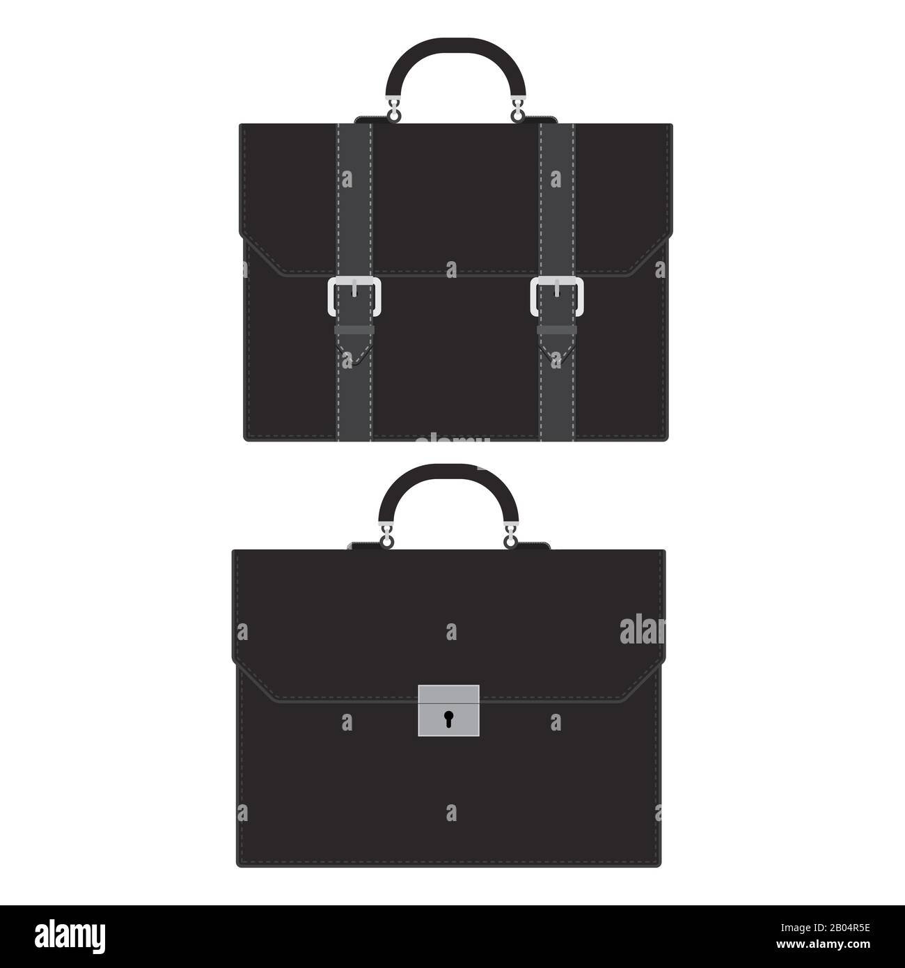 Business briefcase vector illustration isolated on white background