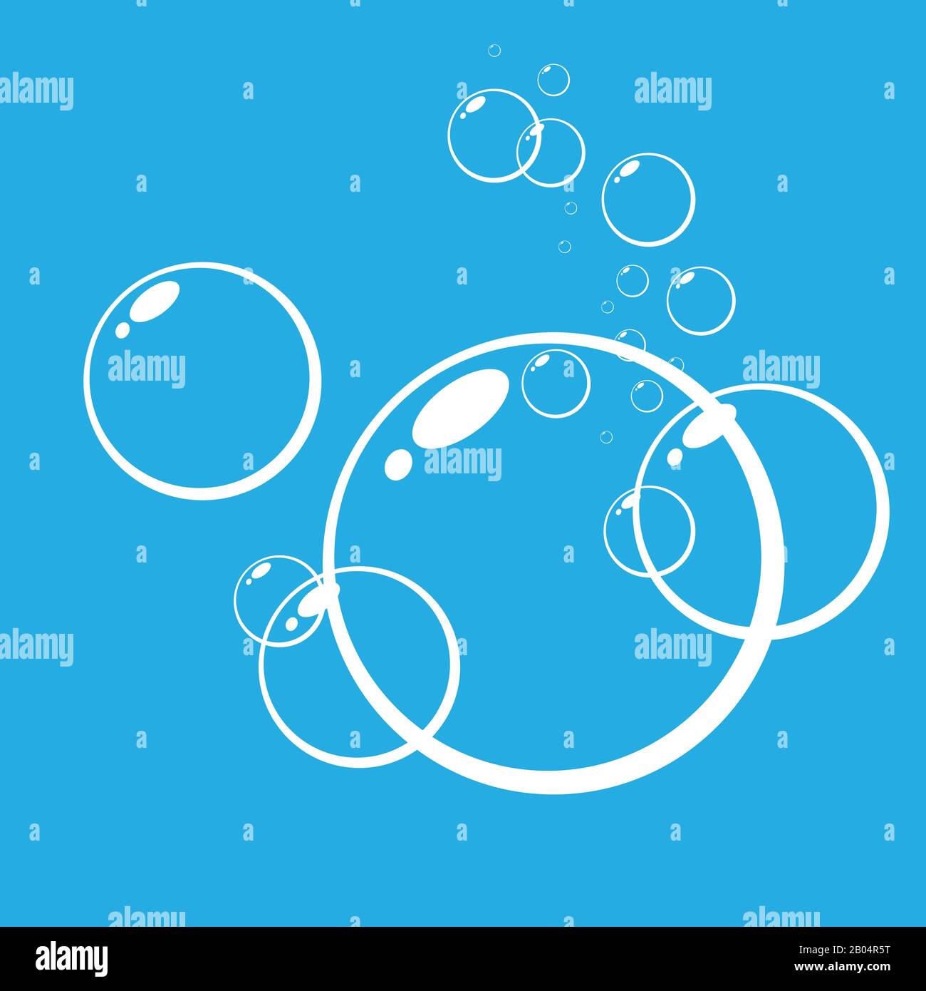Bubbles underwater vector illustration Stock Vector Image & Art Alamy